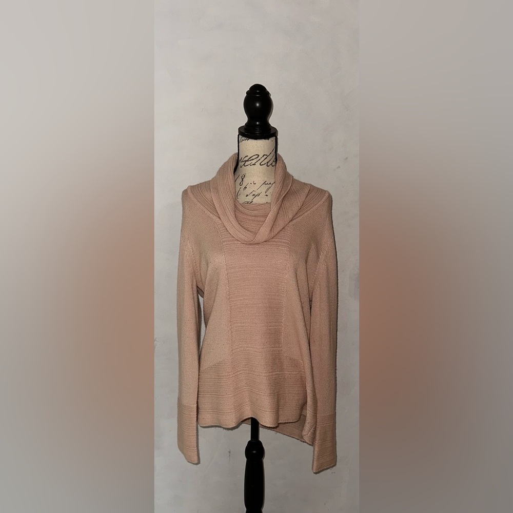 Calvin Klein pink turtleneck sweater